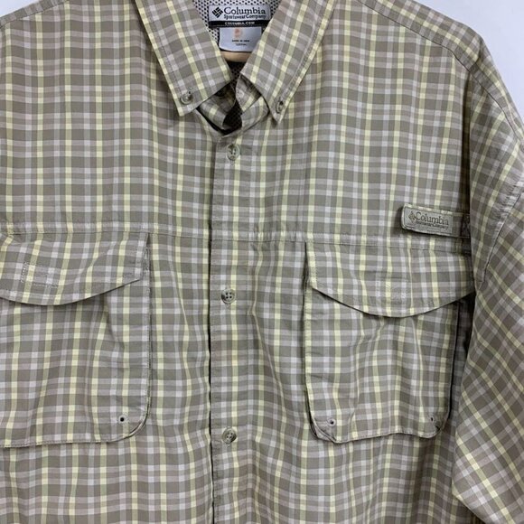 Columbia Sportswear‎ Men's PFG UPF30 Outdoor Short Sleeve Button Up Shirt SZ XXL - Picture 4 of 16